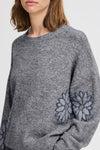 B.young Omea Jumper - Mid Grey Melange