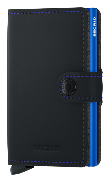 Secrid Miniwallet MM Matte - Black Blue