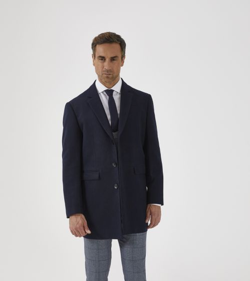 Skopes Fairlop Navy Wool Coat
