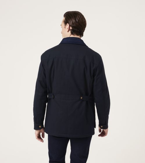 Skopes Ribble Wax Coat - Navy