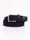 Monti Hamburg Stretch Fabric Belt Navy
