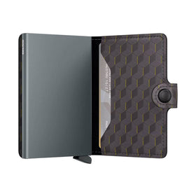 Secrid Miniwallet MOp Optical - Grey Yellow