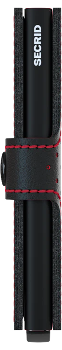 Secrid Miniwallet MPf Perforated - Black-Red
