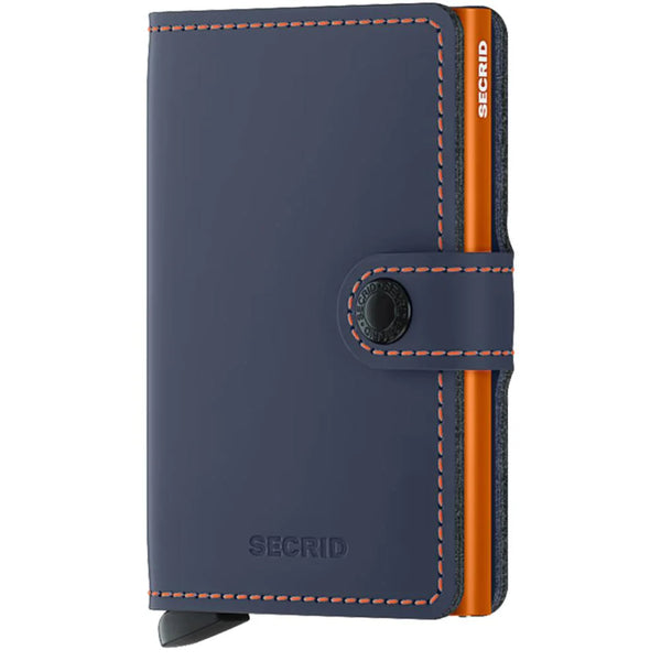 Secrid Miniwallet MM Matte Nightblue & Orange