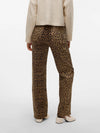 Vero Moda Tessa High Rise Wide Stretch Jeans - Silver Mink/Leopard