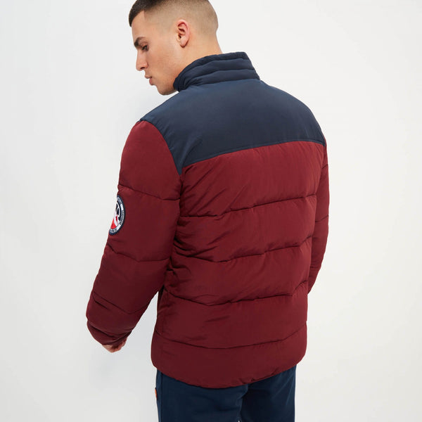 Ellesse Nebula Padded Jacket - Burgundy/Navy