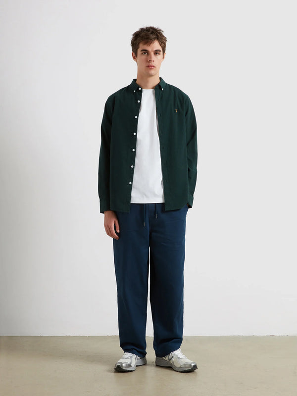 Farah Steen Casual Long Sleeve Shirt - Woodland Pine Marl