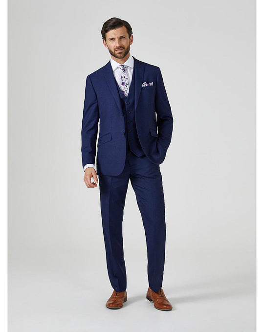 Skopes Harcourt Slim 3-Piece Suit - Navy