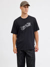 Jack & Jones Fusion Big Branding Tee - Black/Print
