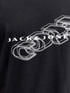 Jack & Jones Fusion Big Branding Tee - Black/Print