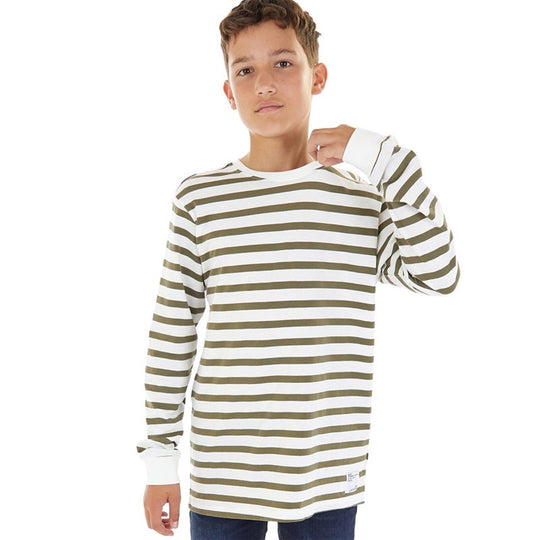 Only Kids Elias L/S Striped Tee - Kalamata