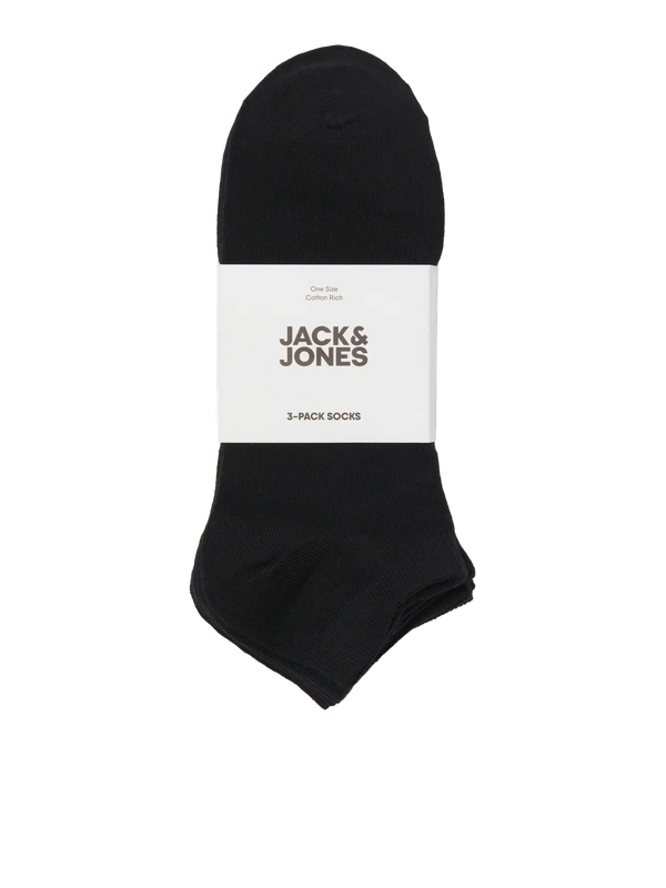 Jack & Jones Louis Dongo Socks 3 Pack - Black