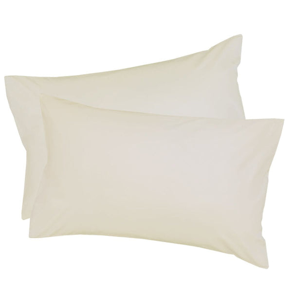 Lily Cotton 2PK Pillowcase- Ivory