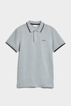 Gant Pique Polo - Grey Melange