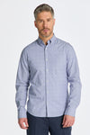 Gant Slim Fil A Fil Coupe Shirt - College Blue
