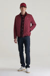 Gant Regular Garment Dyed Check Shirt - Rich Wine