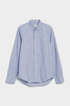 Gant Slim Fil A Fil Coupe Shirt - College Blue (Size 2XL)