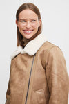 B.young Asanne Biker Jacket - Toasted Coconut