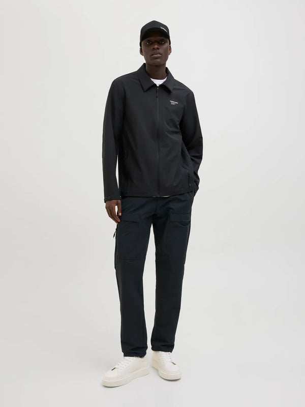 Jack & Jones Kane Hawk Tech Cargo Jogger - Black