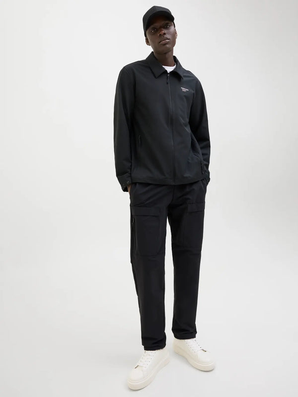 Jack & Jones Kane Hawk Tech Cargo Jogger - Black