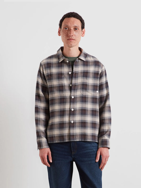 Farah Lavelle Overshirt - Dark Brown