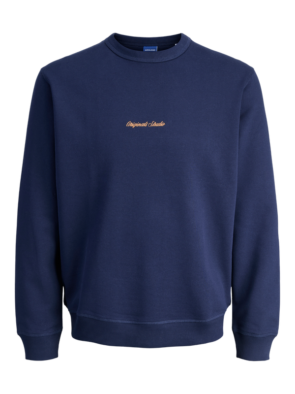 Jack & Jones Norrebro Emb Sweat Crew - Ocean Cavern