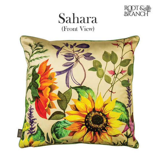 Root & Branch Cushion - Sahara