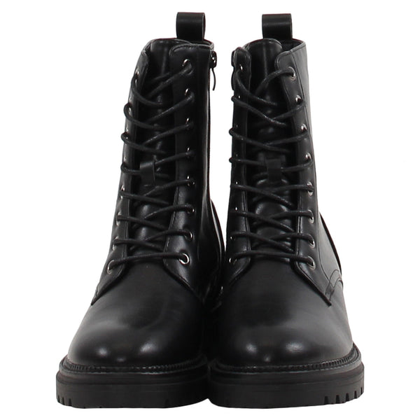 Rant & Rave Mona Flat Biker Boot - Black