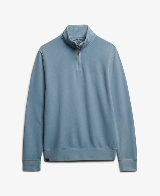Superdry Classic Essential Half Zip - China Blue