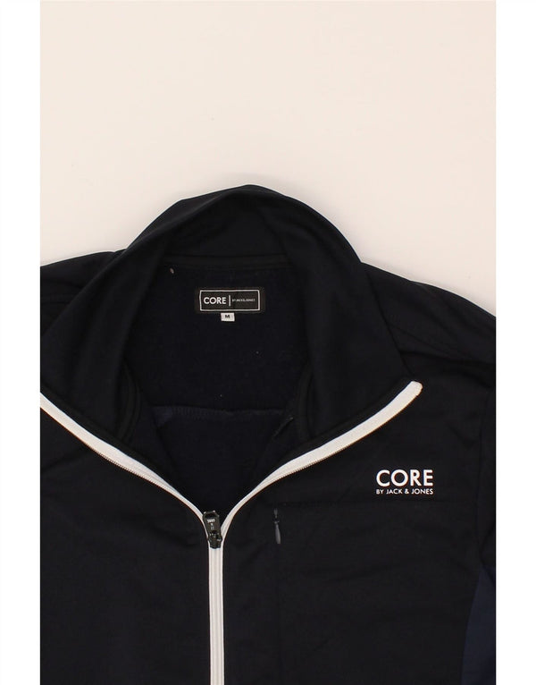 Jack & Jones Right Sweat Core Full Zip Top - Black [Size L]