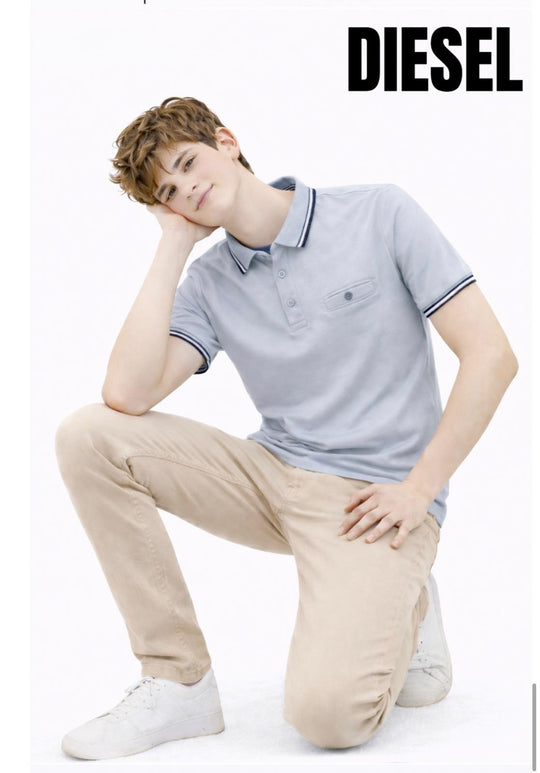 Diesel Boys Nixon Polo - Sky