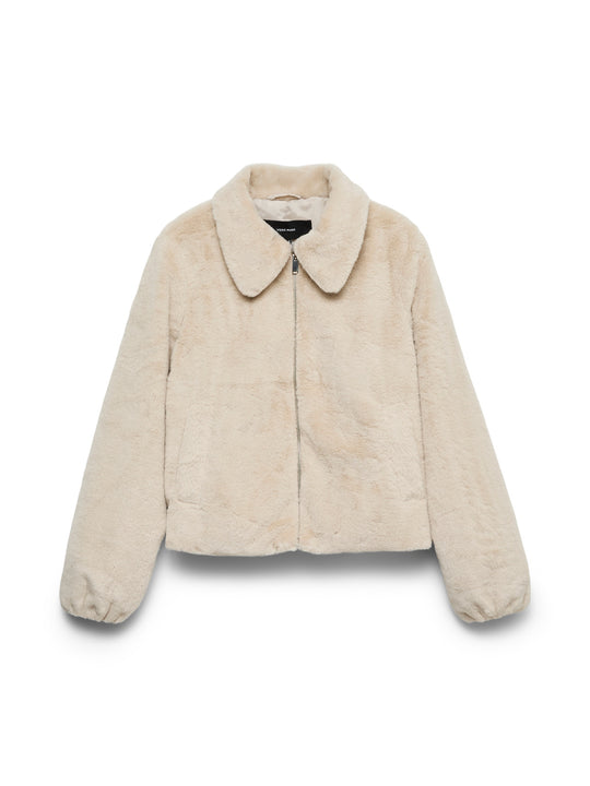 Vero Moda Solaima Short Jacket - Oatmeal