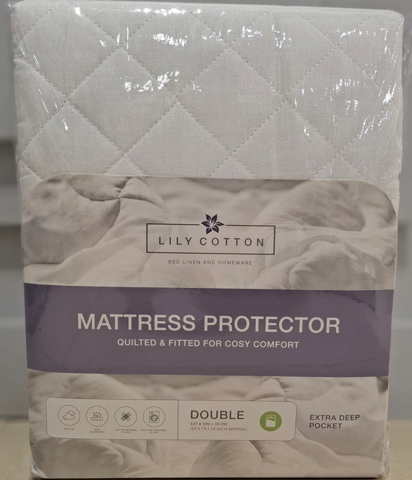 Lily Cotton Mattress Protector