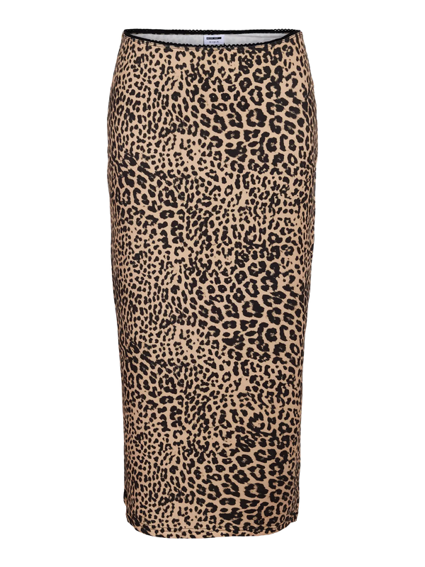 Noisy May Avery Midi Skirt - Silver Mink