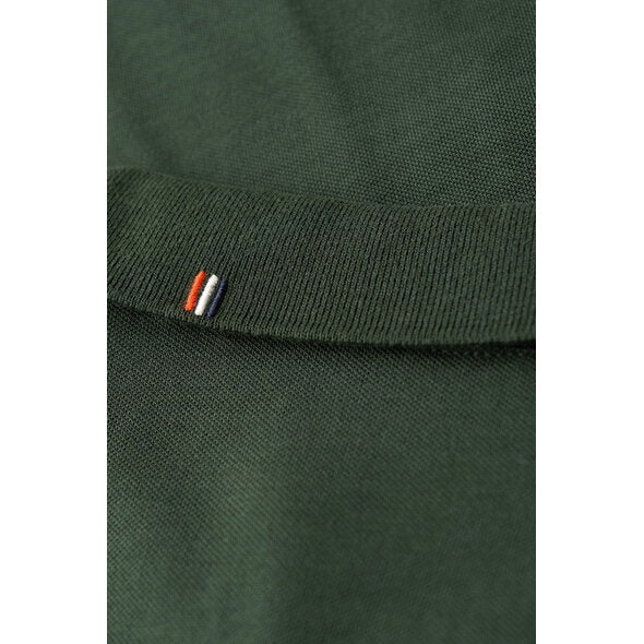 Superdry City Pique Polo - Academy Dark Green