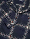 Superdry Vintage Check Overshirt - Boseman Check Navy