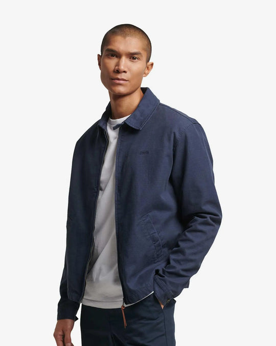 Superdry Vintage Classic Harrington Jacket - Eclipse Navy (Size M)