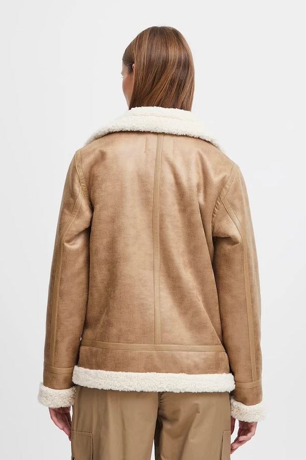 B.young Asanne Biker Jacket - Toasted Coconut