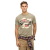 Superdry VL Tokyo Relaxed Tee - Light Khaki Green