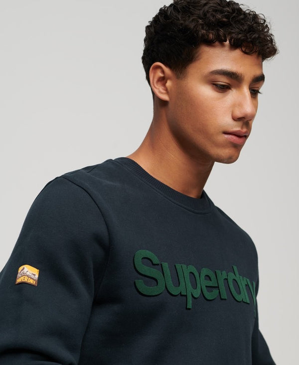 Superdry Core Logo Classic Sweat - Eclipse Navy