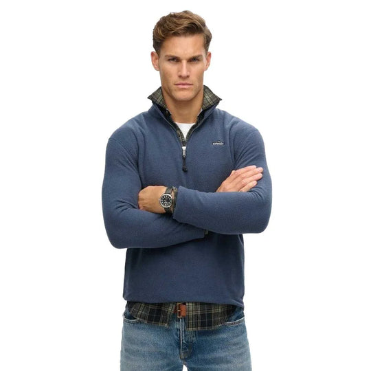Superdry Polar Fleece Half Zip - Lauren Navy