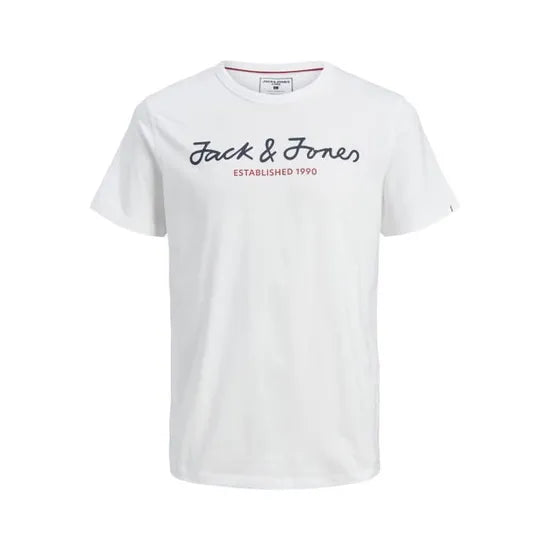 Jack & Jones Boys Berg Upscaled Tee - White