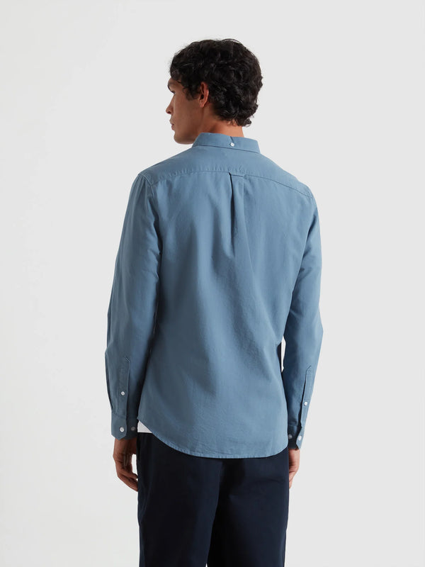 Farah Brewer L/S Shirt - Chalk Blue