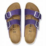 Birkenstock Arizona Birko-Flor Embossed Narrow Fit - Shiny Lizard Acai 1027765