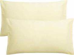 Atlantic Linen Standard Pillow Case Pair - Ivory