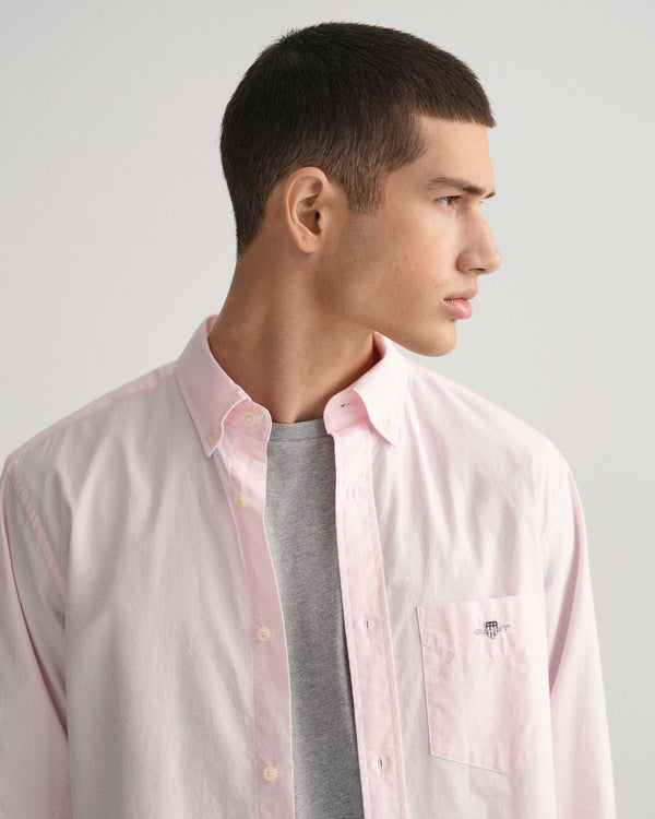 Gant Reg Poplin Shirt - Light Pink