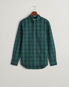Gant Reg Archive Poplin Plaid Shirt - Forest Green