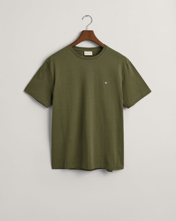 Gant Reg Shield SS T-Shirt - Juniper Green