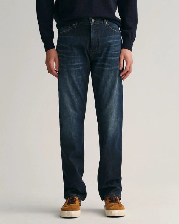 Gant Slim Archive Wash Jeans - Dark Blue Archive