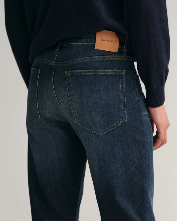 Gant Slim Archive Wash Jeans - Dark Blue Archive